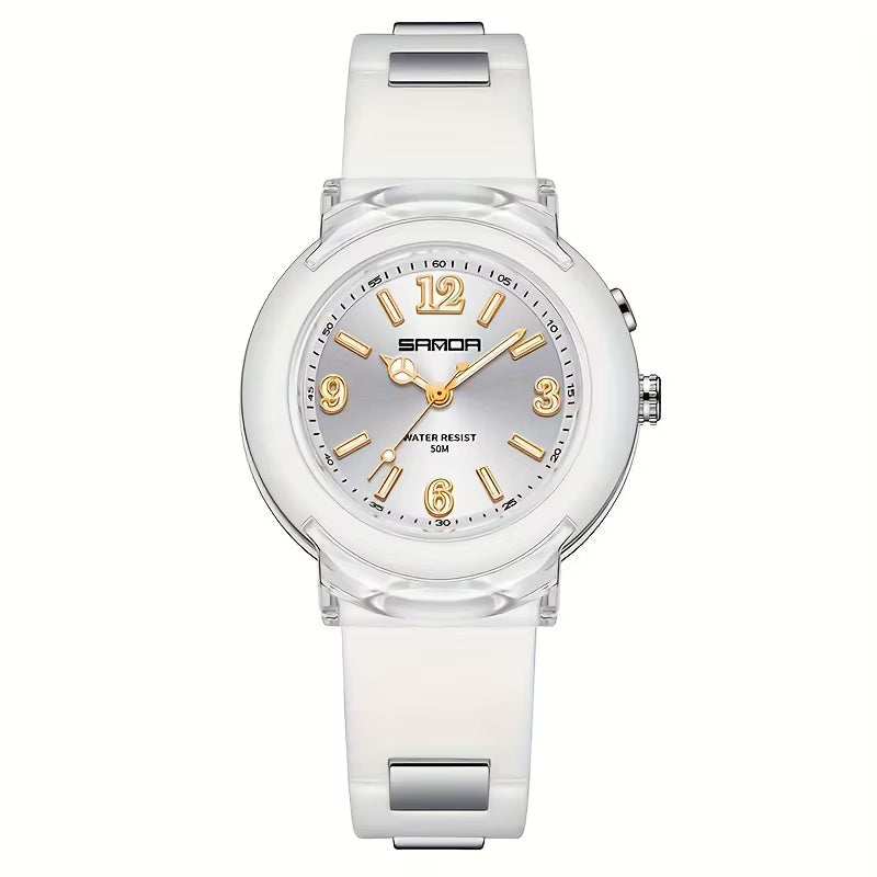 Women'S Wrist Watches TPU Strap Fashion LED Sport Watch for Women Casual Quartz Watch Gift Watch
