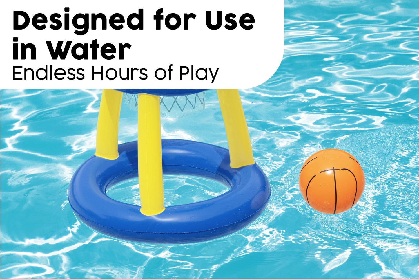 Inflatable Basketball Pool Game Set