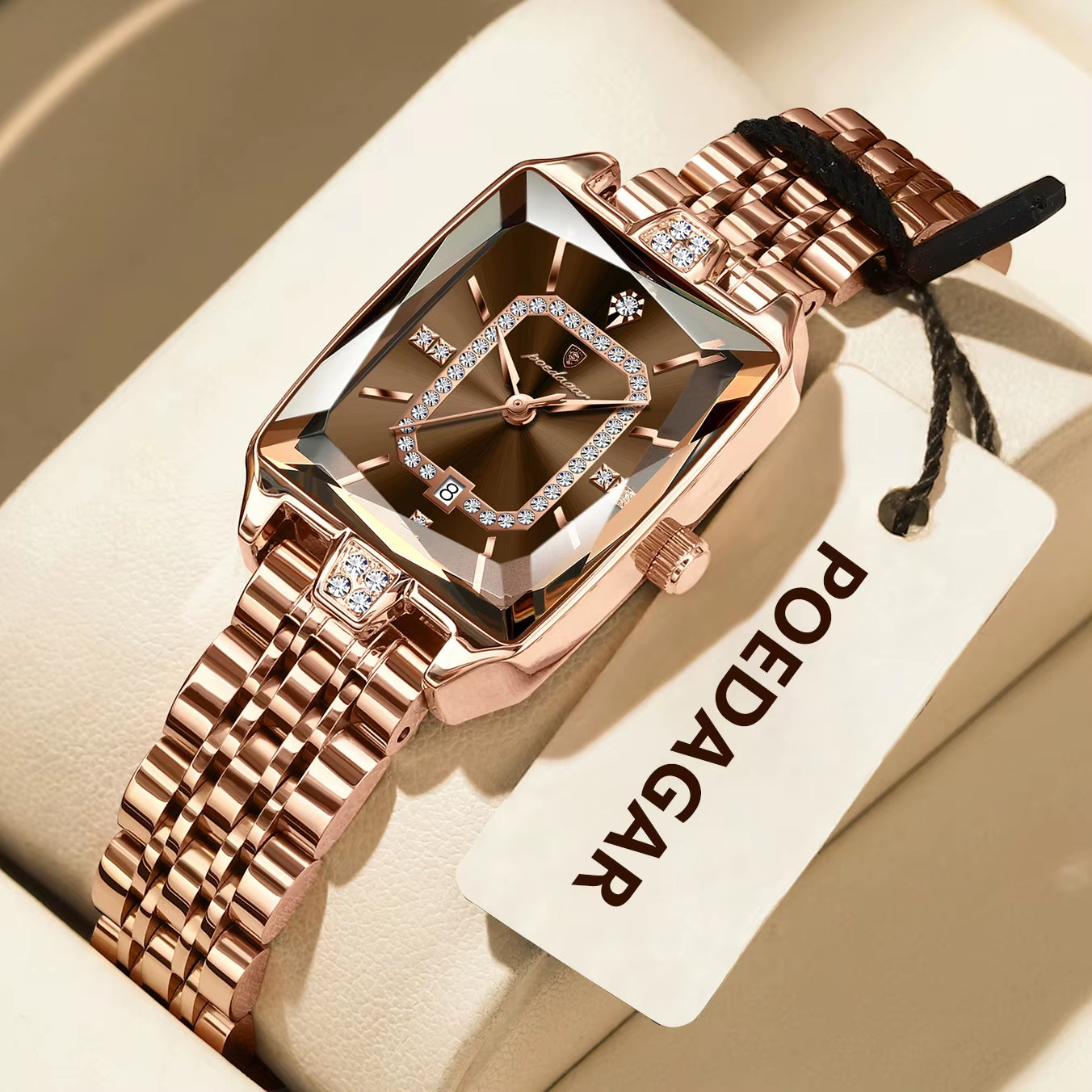 Luxury Brand Ladies Wristwatch Waterproof Stainless Steel Date Women Watch Casual Fashion Quartz Women’S Watches Reloj