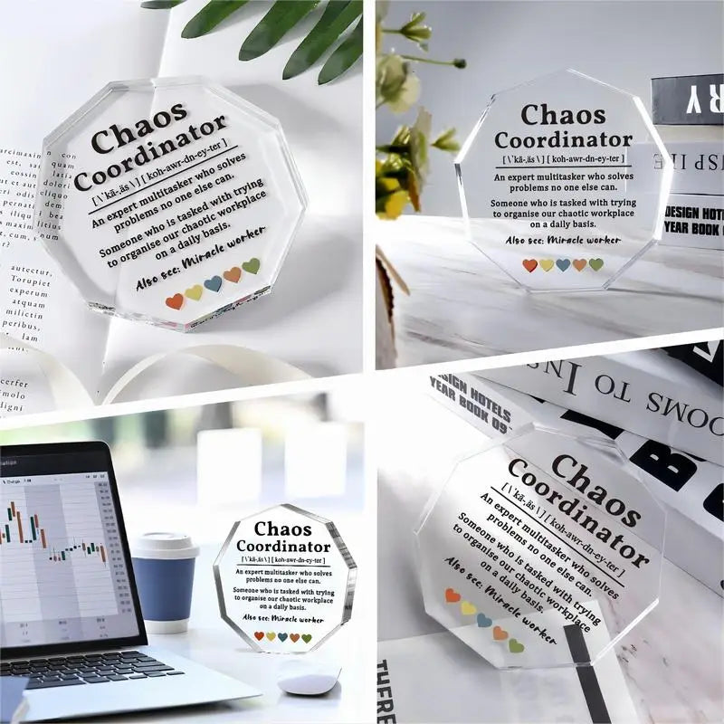 Boss'S Thank-You Gift, Office Staff'S Thank-You Acrylic Decorative Panel