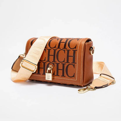 Womens Shoulder Bag Luxury Brand 2025 Fashion Solid Color Printed Handbag Fashion Design Model Metal Accessories Buckle