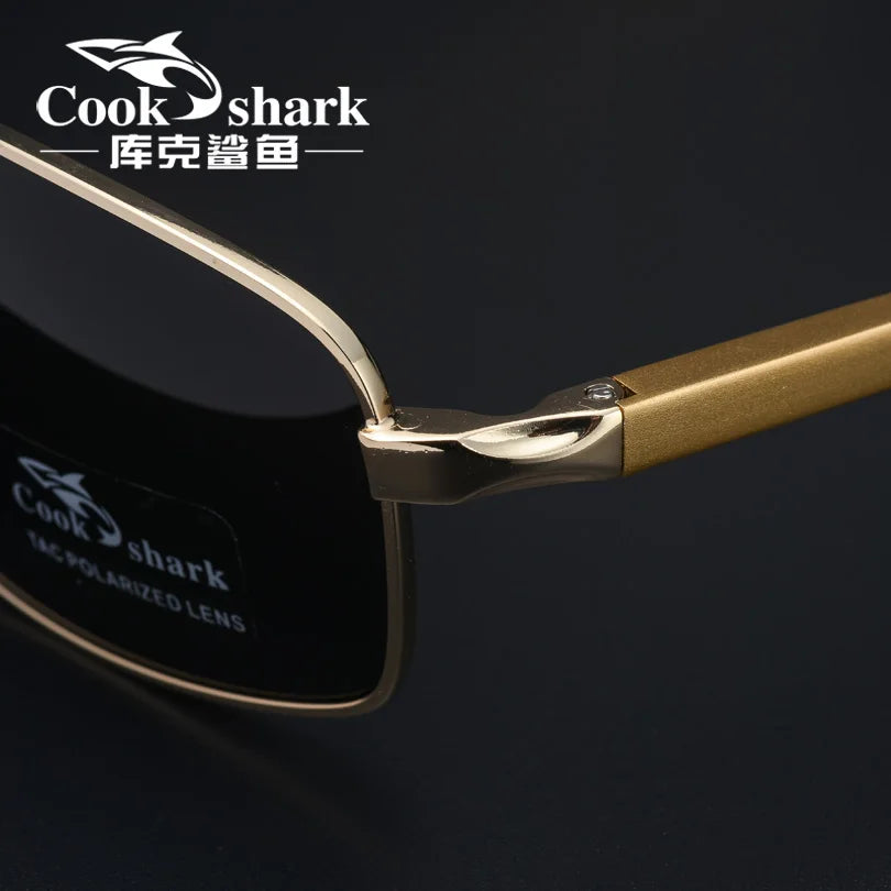 Cook Shark New Color Changer Sunglasses Men'S Sunglasses Tidal Polarization Driver'S Mirror Driving Night Vision Glasses