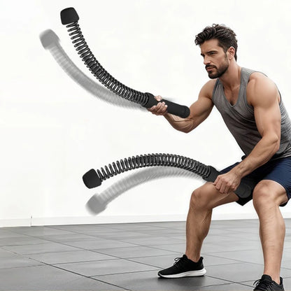 Strength Training Bar Ergonomic Fitness Grip Biceps Triceps Strengthener Spring Arm Expander Muscle Trainer
