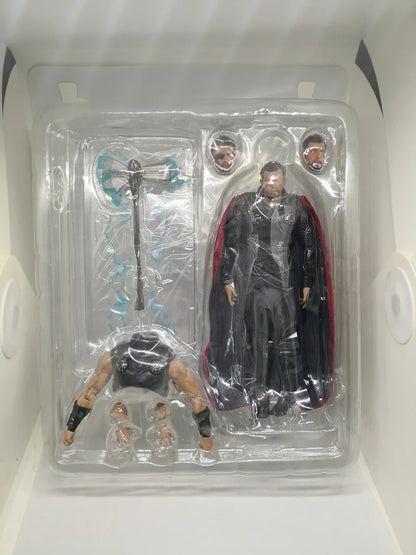 Mafex Thor Action Figure 104# Collectible for Kids Toys Gifts Brinquedos