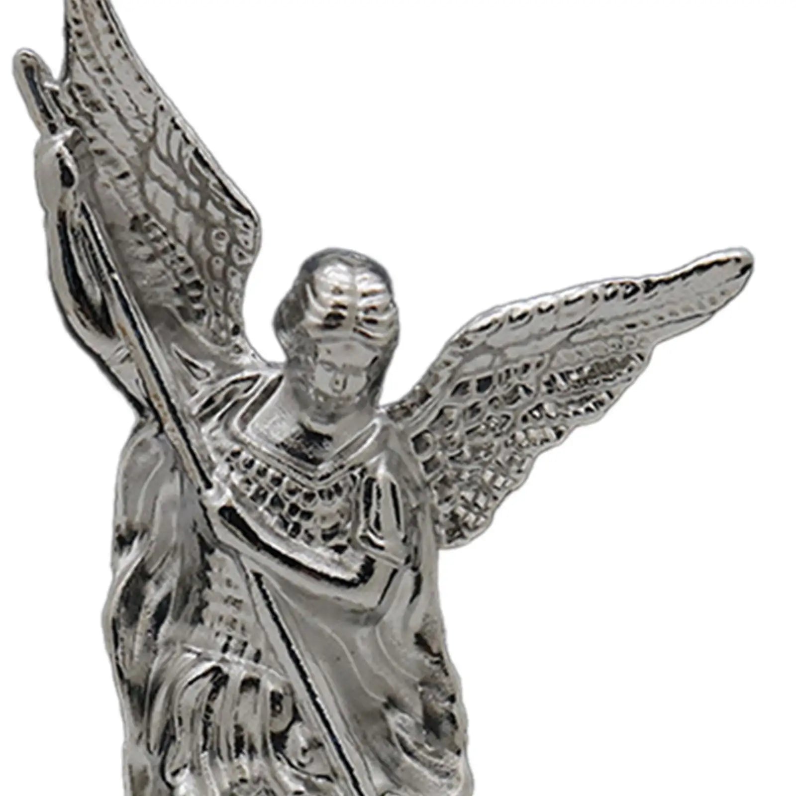 1Pc Figure Statue Defeated Lucifer Tramples Statue Home Decoration Religious Collectible Figure Arcangel Statue Angel Sculpture