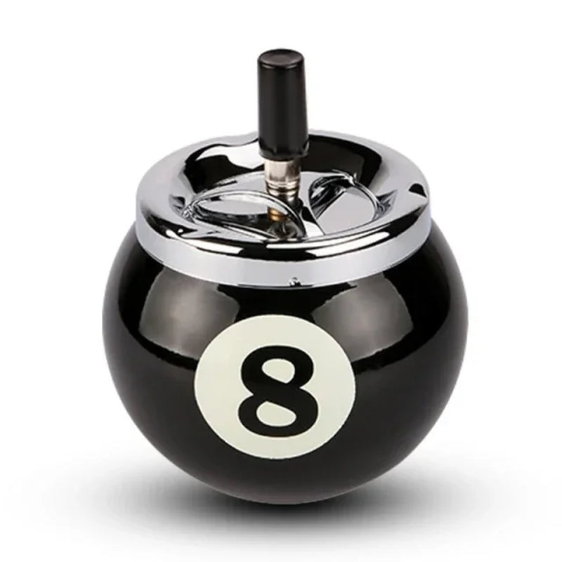 Ashtray Bar Home Billiards Unique Iron 8 Ball Ashtrays Home and Daily Necessities, Office Hotel Gifts
