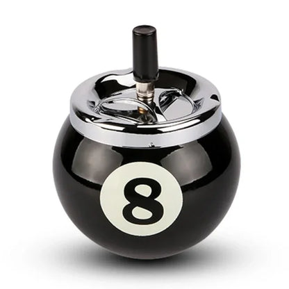 Ashtray Bar Home Billiards Unique Iron 8 Ball Ashtrays Home and Daily Necessities, Office Hotel Gifts