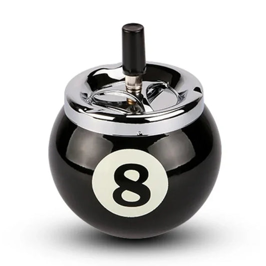 Ashtray Bar Home Billiards Unique Iron 8 Ball Ashtrays Home and Daily Necessities, Office Hotel Gifts