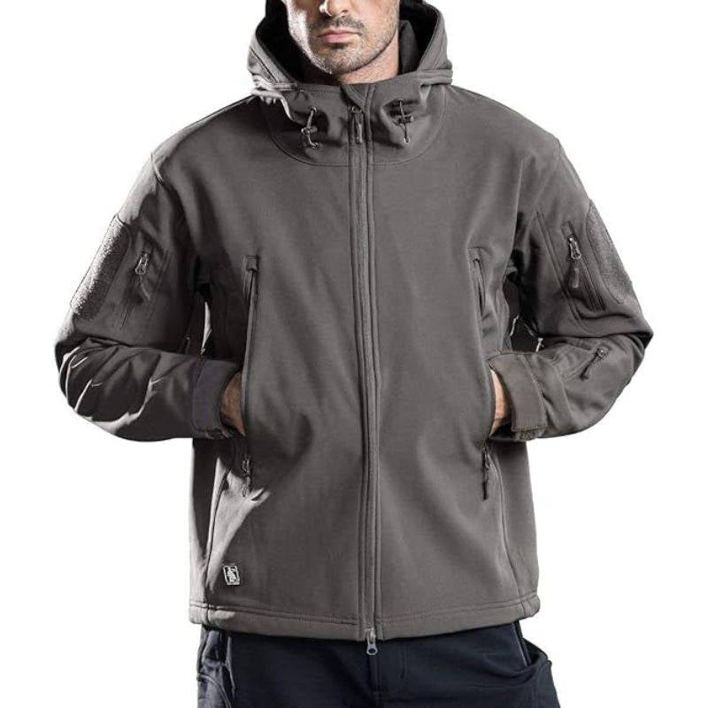 SHARKSKIN Men’S Warm Waterproof Softshell Tactical Hiking Jacket