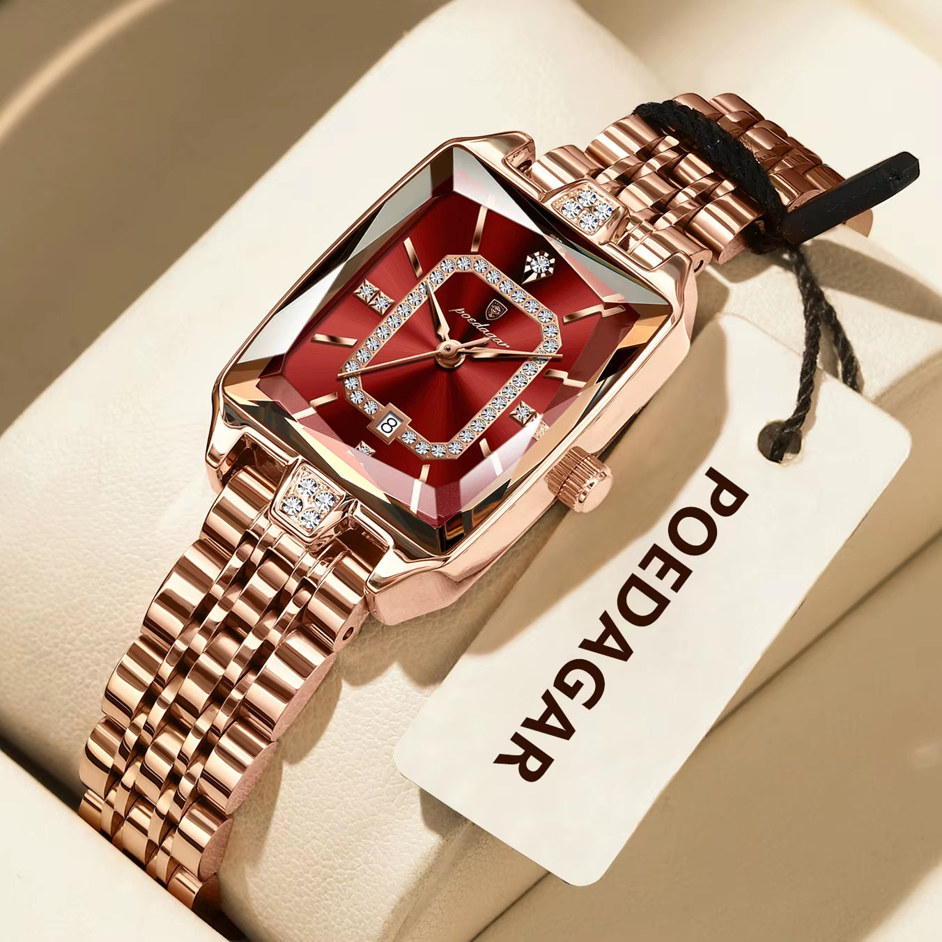 Luxury Brand Ladies Wristwatch Waterproof Stainless Steel Date Women Watch Casual Fashion Quartz Women’S Watches Reloj