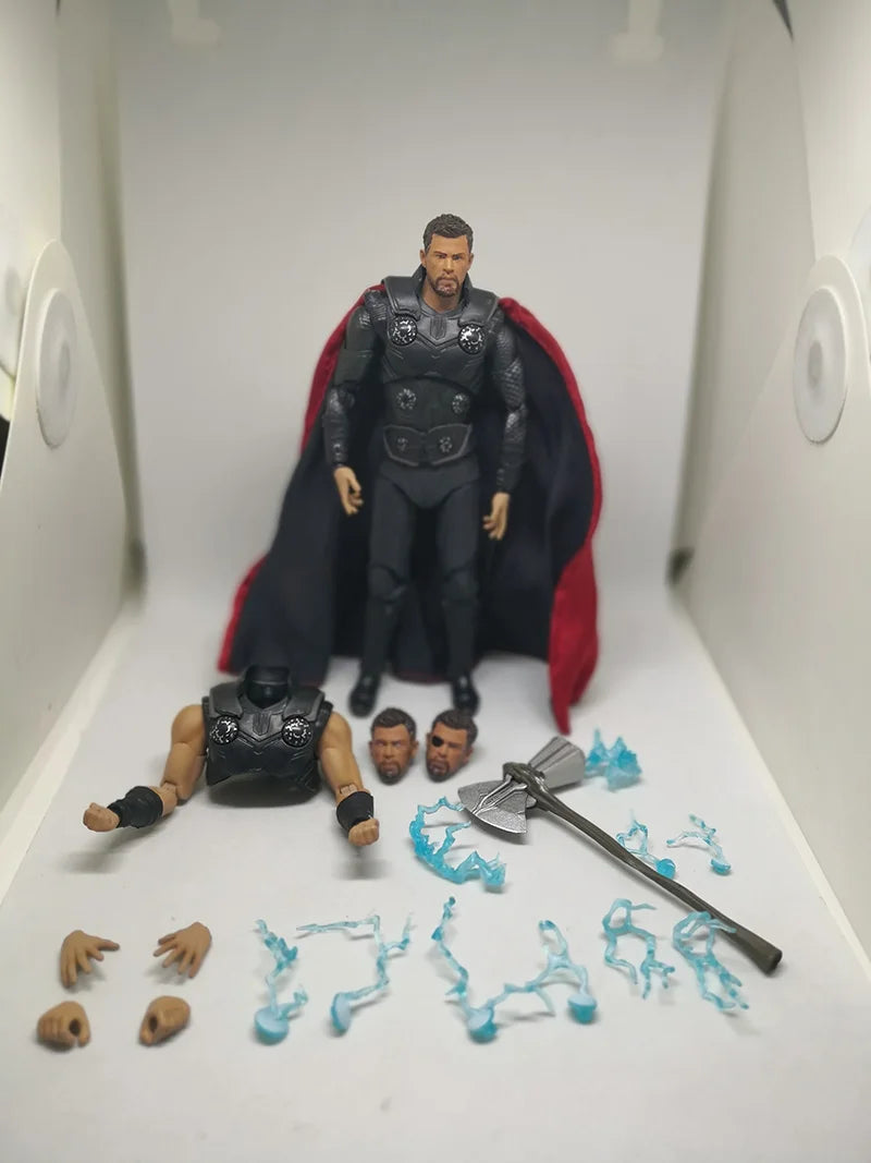 Mafex Thor Action Figure 104# Collectible for Kids Toys Gifts Brinquedos