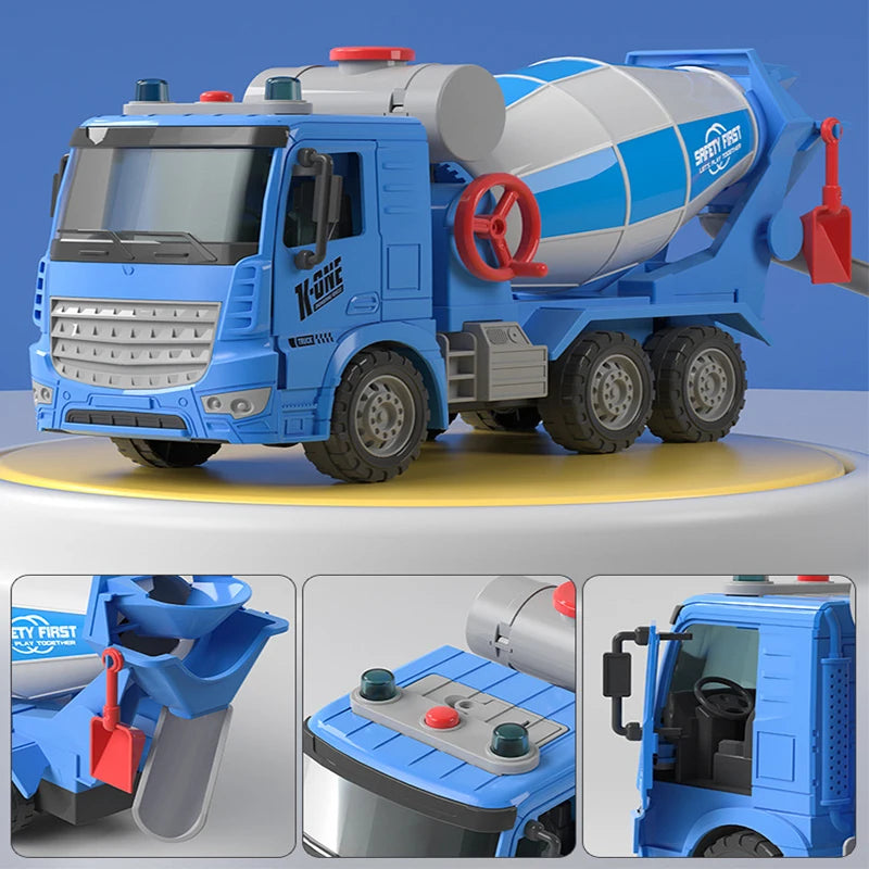 Simulation Beach Transport Toy Car Big Dump Truck Friction Power Construction Car Model Toy Kids Gift Birthday Gift Kids Toys