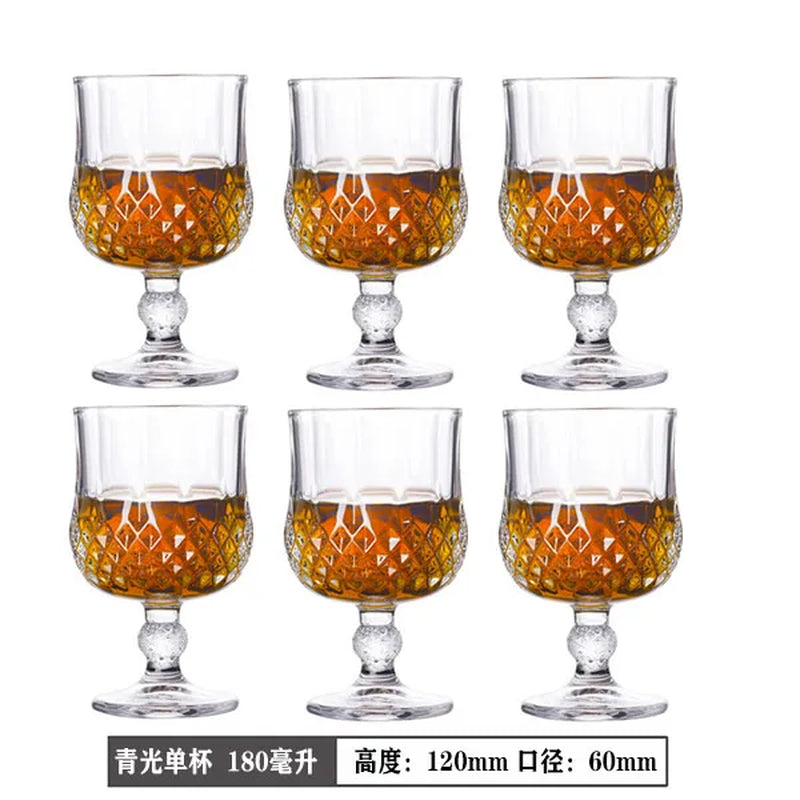 Luxury Crystal Glass Cup, Whiskey and Brandy Wine Glass, Beer Cup, Bar, Hotel Party, Drinking Ware , Home Decoration Accessories