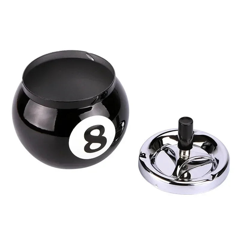 Ashtray Bar Home Billiards Unique Iron 8 Ball Ashtrays Home and Daily Necessities, Office Hotel Gifts