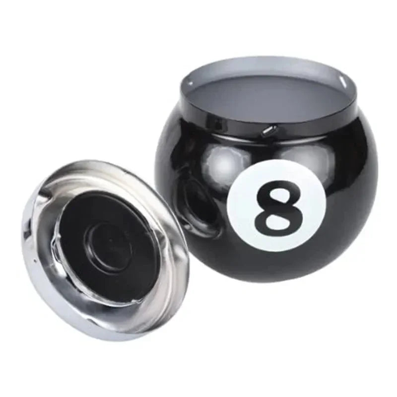 Ashtray Bar Home Billiards Unique Iron 8 Ball Ashtrays Home and Daily Necessities, Office Hotel Gifts