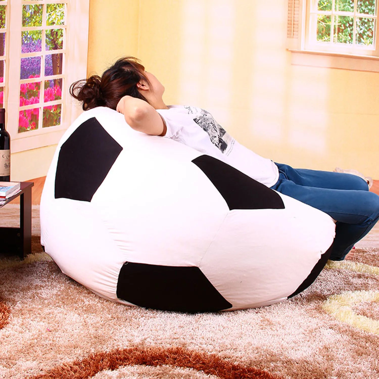 Beanbag Cover Football Sitzac Shell Lounger Bean Bag without the Filling