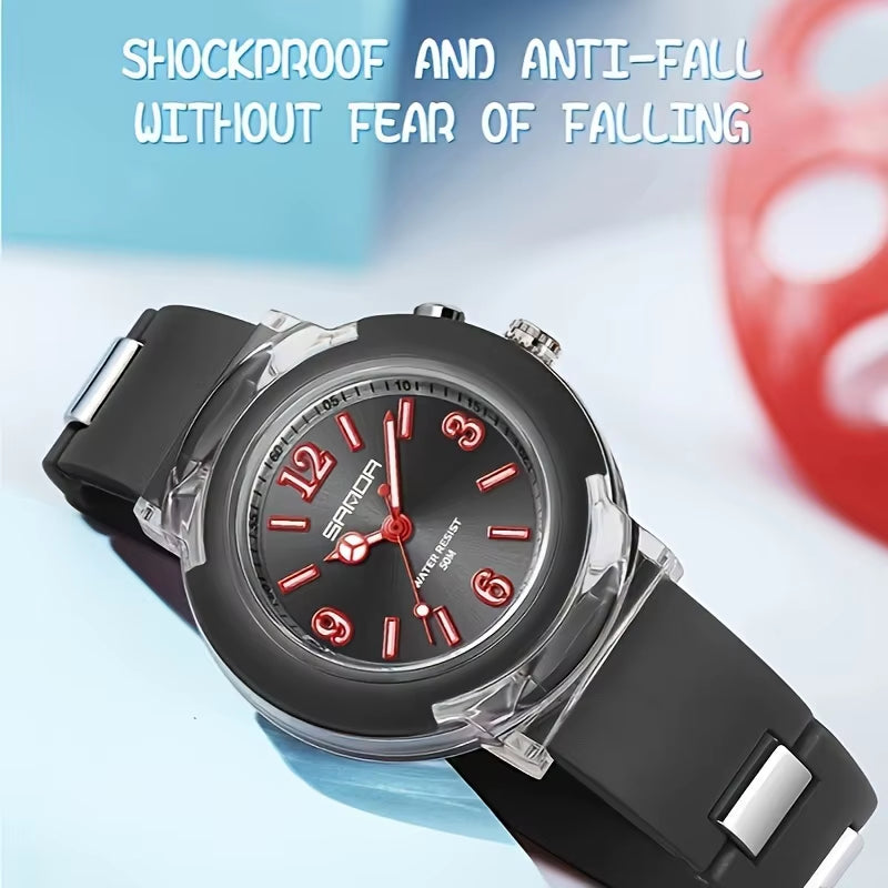 Women'S Wrist Watches TPU Strap Fashion LED Sport Watch for Women Casual Quartz Watch Gift Watch