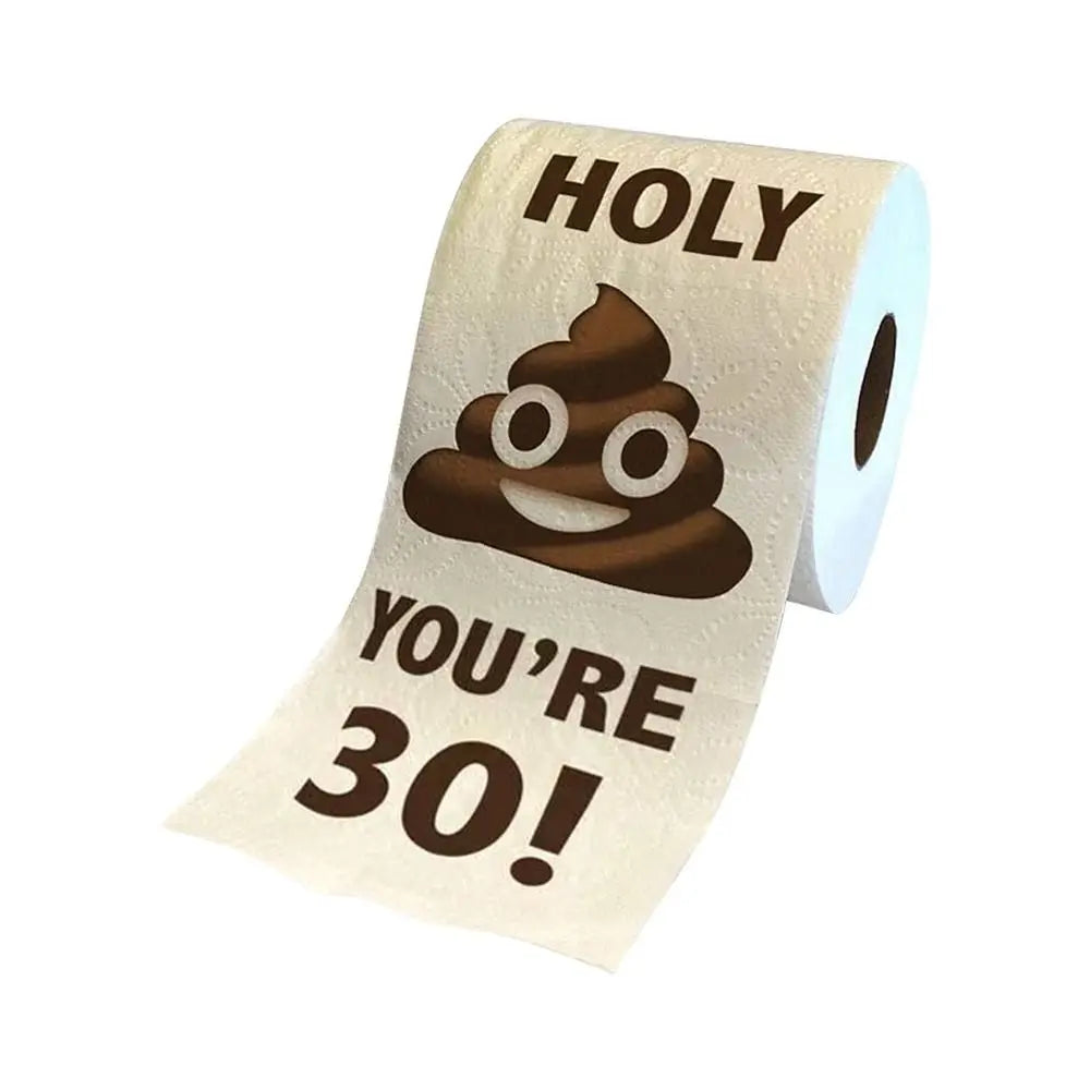 1 Roll Room Supplies Decor Tissue Birthday Gifts Toilet Paper Funny Birthday Rolls Roll Printed Funny Paper Towel