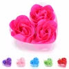 3Pcs Rose Petal Soap Set