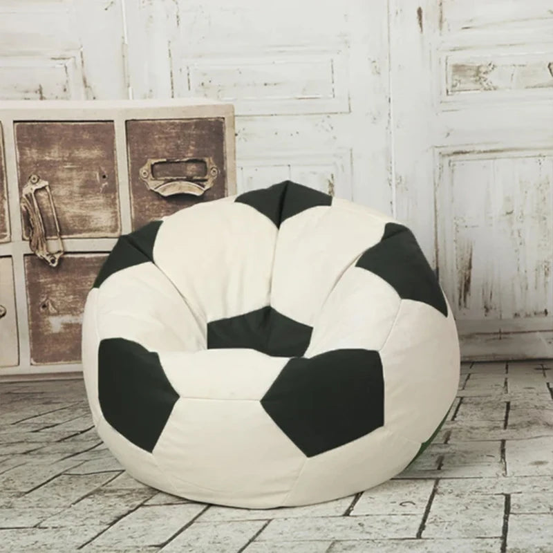 Beanbag Sports Oxford Football Basketball BEAN BAG Chair Lazy Sofa Recliner (No Filling) Sofa for Gaming