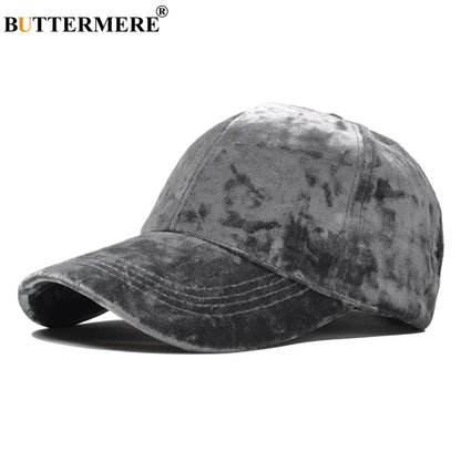 Brand Burgundy Velour Baseball Cap for Women Designer Adjustable Baseball Hat Korean Casual Hat and Cap Gorra Beisbol