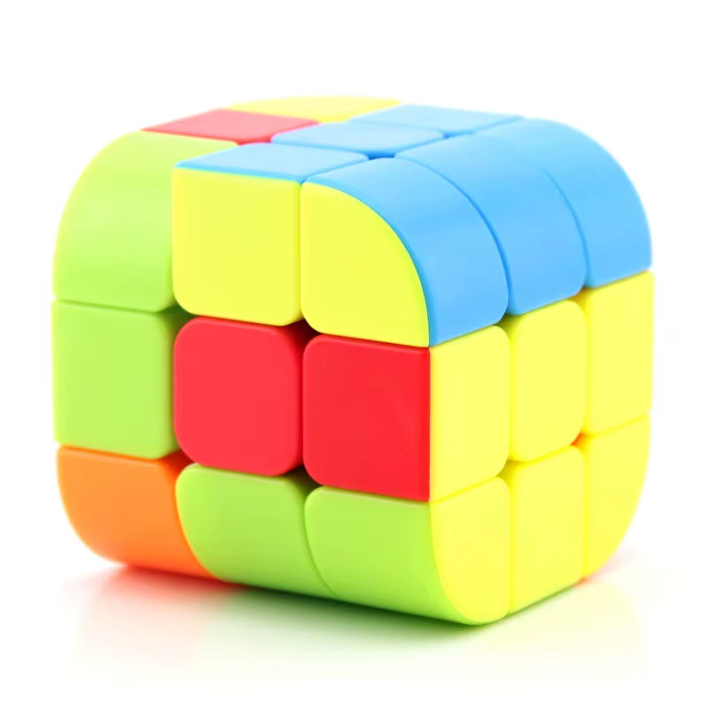 [Picube] Fanxin 3X3X3 Cylinder Magic Cube Column Professional Speed Puzzle Twisty Brain Antistress Educational Toys for Children