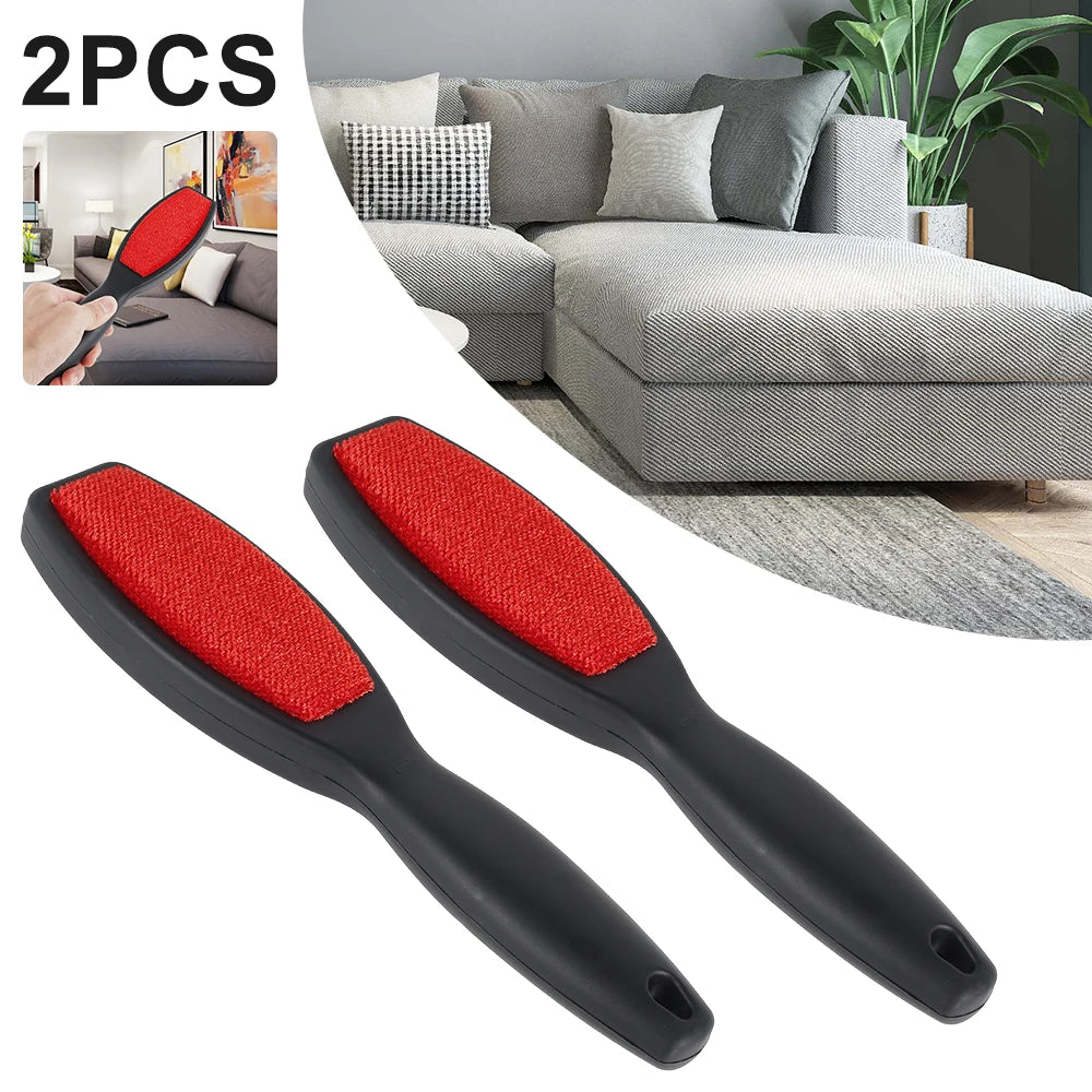 2Pcs Lint Brush Double-Sided Lint Brush Clothes Brush Pet Hair Remover Fur Dog Catbrush Lint Removal Brush for Couch Furniture
