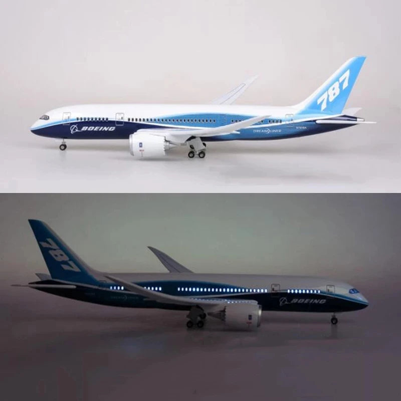 1:150 Scale Airplane Diecast Resin Aircraft Prototype B787 Airline Plane Model Collection Display Gifts Toys Children Plane Toy