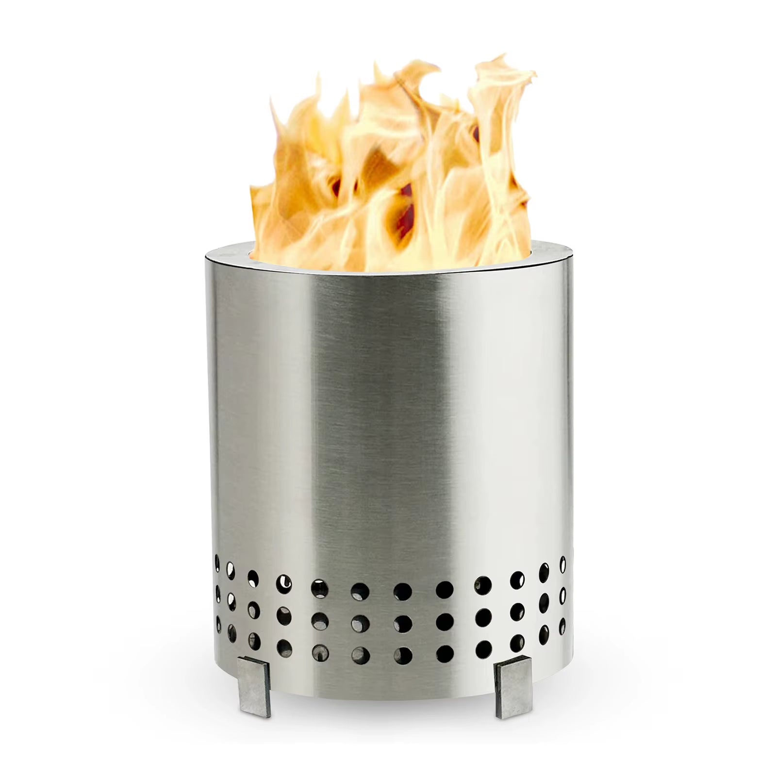 Portable Mini Fire Pit Stove Safe Burning Grilling Stove for Wood Burning