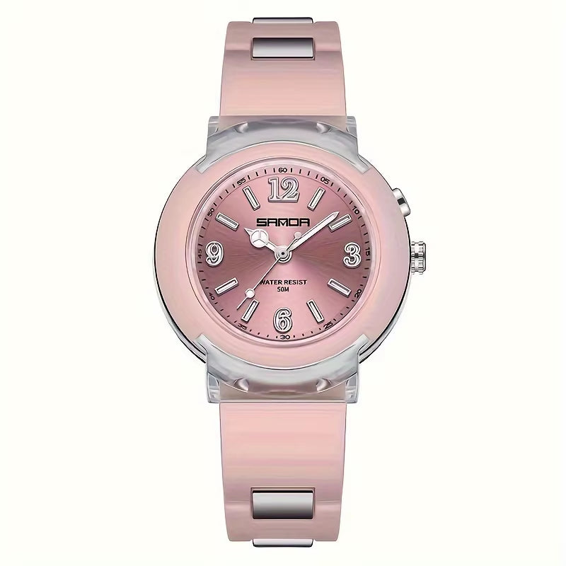 Women'S Wrist Watches TPU Strap Fashion LED Sport Watch for Women Casual Quartz Watch Gift Watch