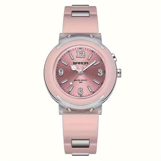 Women'S Wrist Watches TPU Strap Fashion LED Sport Watch for Women Casual Quartz Watch Gift Watch