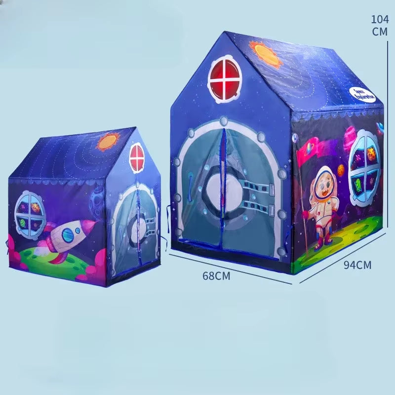 Children'S Folding Play Tents Playhouse Indoor Outdoor Tent Kids Boy Toddler Kids Tent Large Playhouse Gifts for Kids Boys Girls