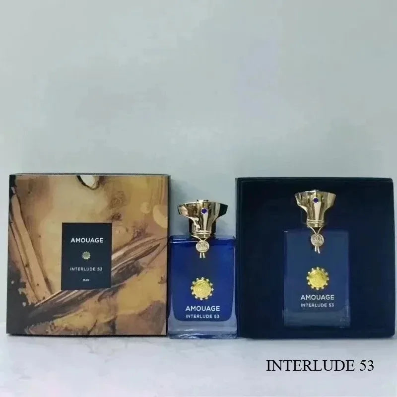 AMOUAGE 100Ml Men’S Perfume Long Lasting Eau De Parfum Woody Oriental Aromatic Scent Fresh Warm Luxury Cologne Elegant Gift