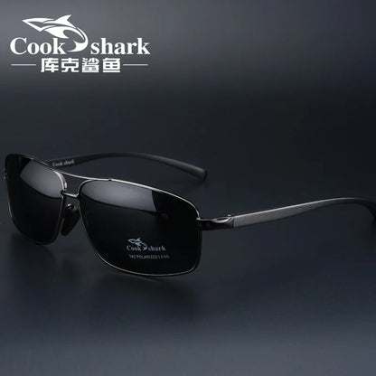 Cook Shark New Color Changer Sunglasses Men'S Sunglasses Tidal Polarization Driver'S Mirror Driving Night Vision Glasses