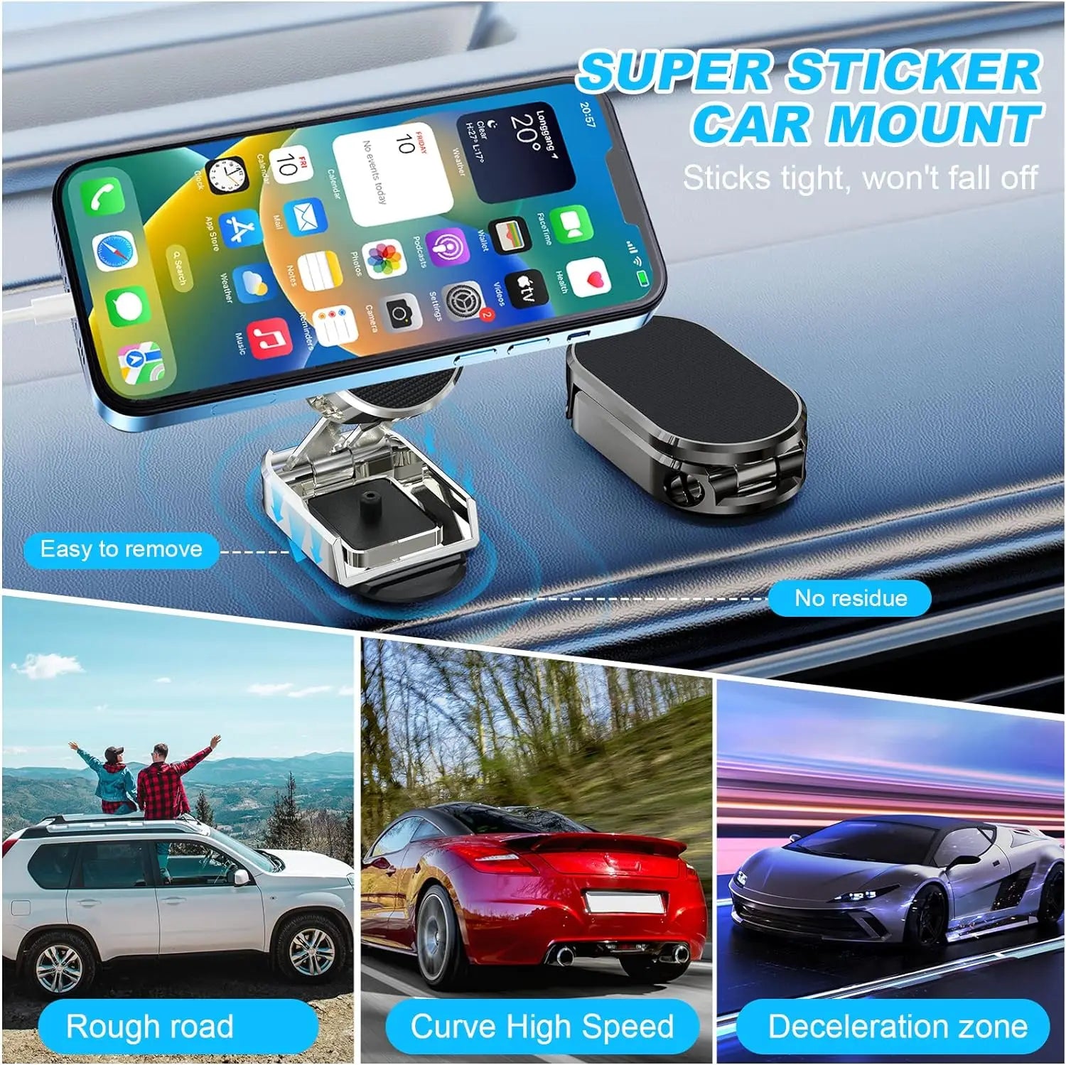 Magnetic Car Phone Holder Stand in Car for Iphone 17 16 15 14 13 12 XR Pro Magnet Mount Cell Mobile Wall Nightstand Support GPS
