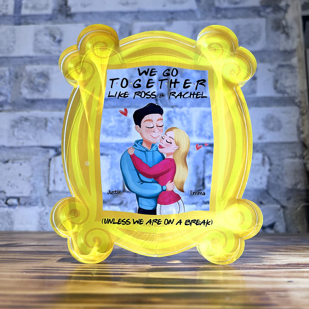 Couple We Go Together 01Qhhn091223Hh Custom Shaped Acrylic Plaque