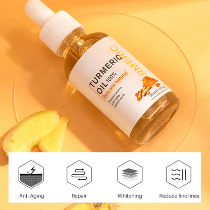 Turmeric Skin Care Set Face Wash Serum Hydrating Skin Oil Face Cream Clay Mask for All Skin Types Turmeric Skincare Set