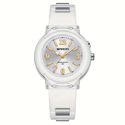 Women'S Wrist Watches TPU Strap Fashion LED Sport Watch for Women Casual Quartz Watch Gift Watch