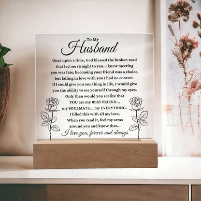 My Husband "My Everything" Acrylic Plaque