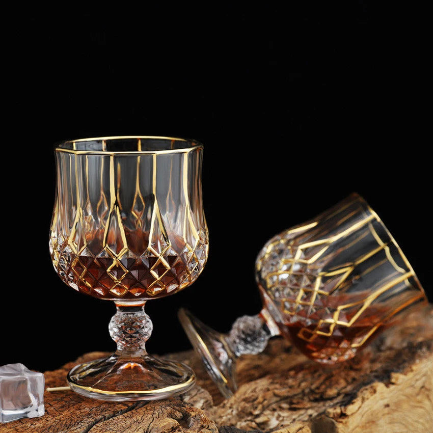 Luxury Crystal Glass Cup, Whiskey and Brandy Wine Glass, Beer Cup, Bar, Hotel Party, Drinking Ware , Home Decoration Accessories
