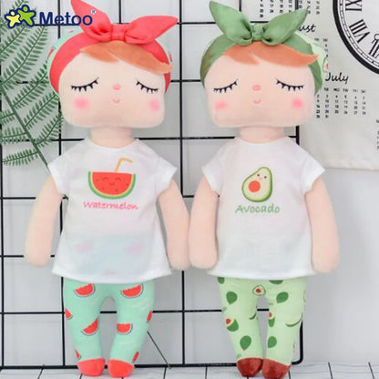 New Soft  Fruit Angela Doll Stuffed Toys Plush Watermelon Fresh Cute Kawaii Kids Gift  Dolls for Girls