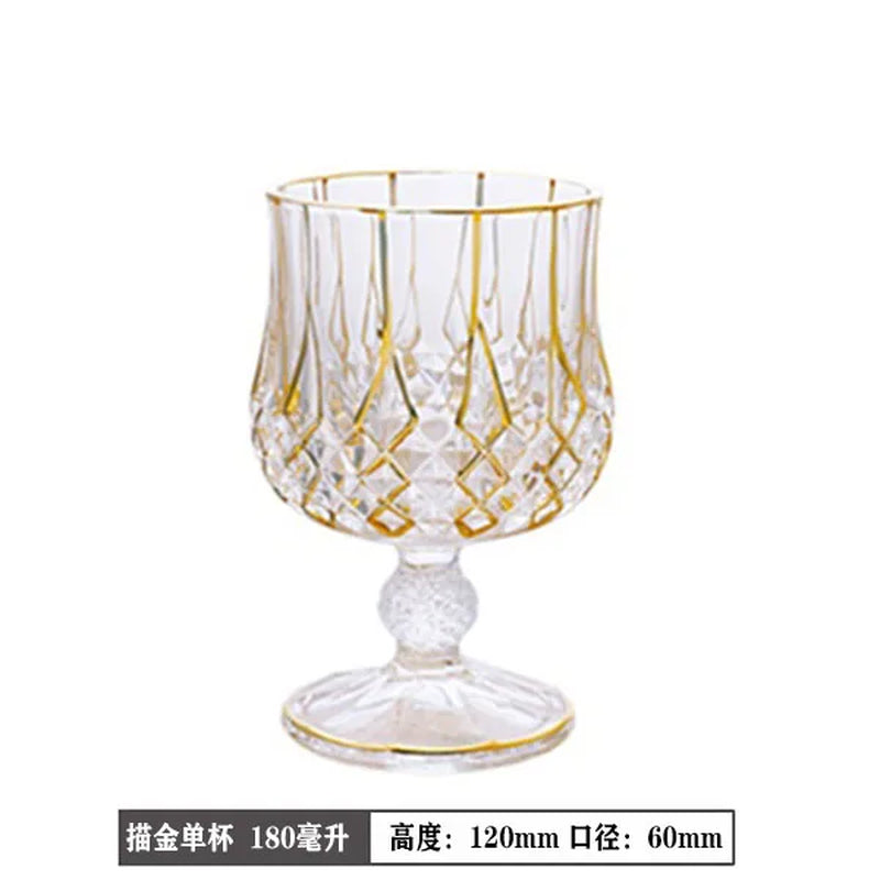 Luxury Crystal Glass Cup, Whiskey and Brandy Wine Glass, Beer Cup, Bar, Hotel Party, Drinking Ware , Home Decoration Accessories