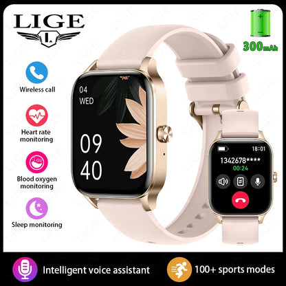 New Smart Watch Men 2026 Bluetooth Call Custom Watch Face Women’S Health Monitor Watches Heart Rate Waterproof Sports Smartwatch