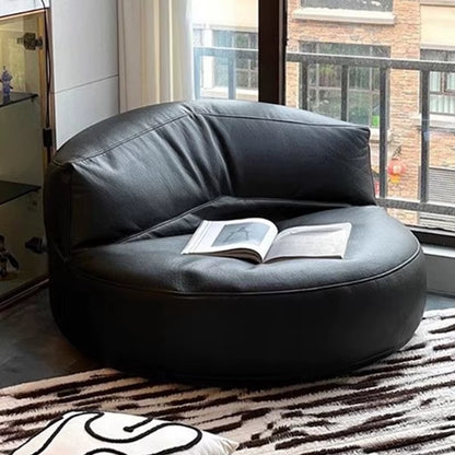 Lazy Sofas Living Room Single Sofa Modern Design Sofa for 1 Person Can Lie down Beanbag Tatami Thickened Leather Home Furniture