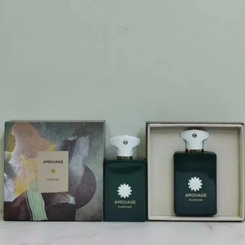 AMOUAGE 100Ml Men’S Perfume Long Lasting Eau De Parfum Woody Oriental Aromatic Scent Fresh Warm Luxury Cologne Elegant Gift