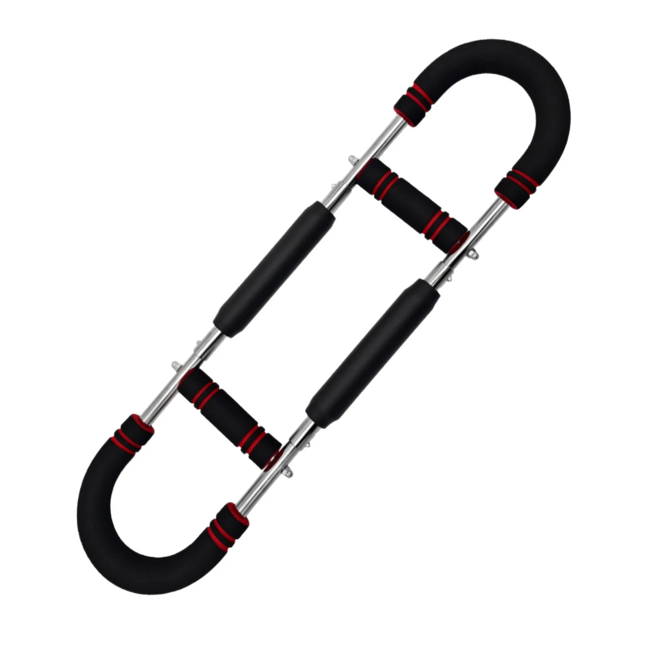 Adjustable Power Twister Bar 60-100LBS Spring Resistance Chest Expander Arm Trainer for Men - Upper Body Strength Training Home