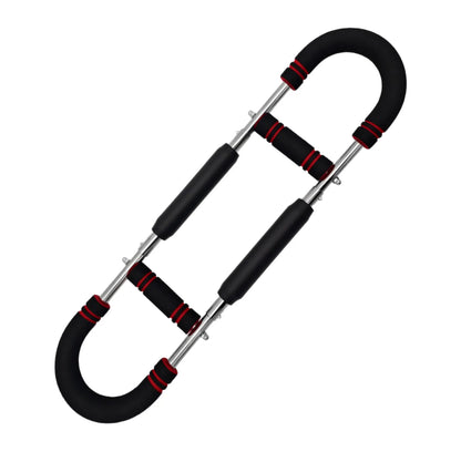 Adjustable Power Twister Bar 60-100LBS Spring Resistance Chest Expander Arm Trainer for Men - Upper Body Strength Training Home