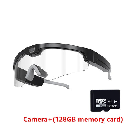 4K Mini HD Glasses Camera, Mini Sports Glasses Camera, Bicycle Recorder, Polarized Sunglasses, Bluetooth Glasses