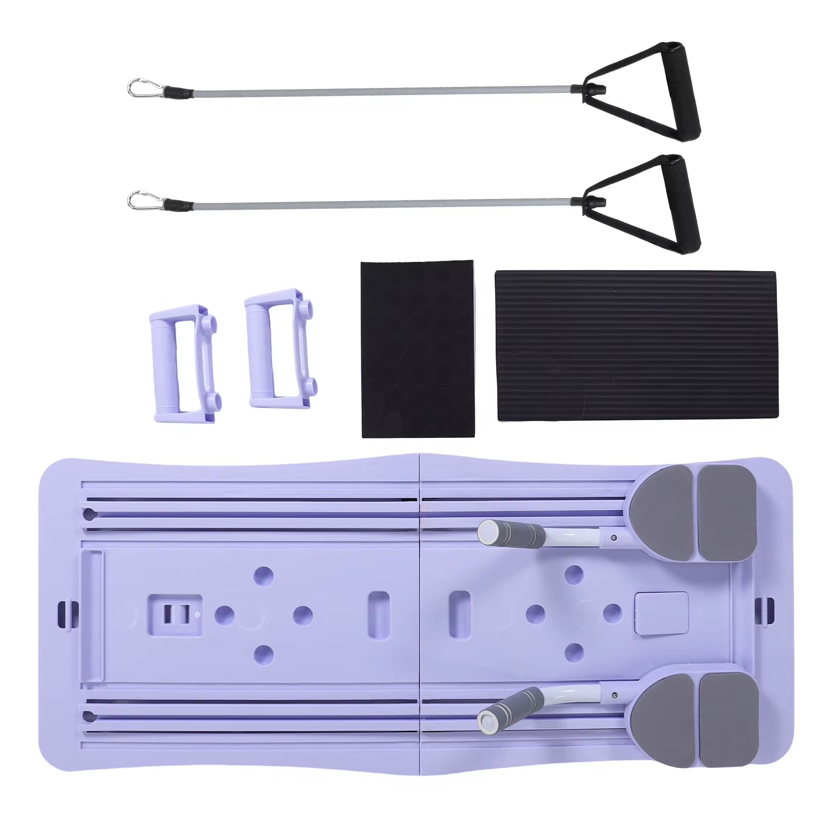 At Home Pilates Board Foldable 4-In-1 Exercise Wheel Roller Exercise Equipment for Home Gym Workout Trainer Pilate Board