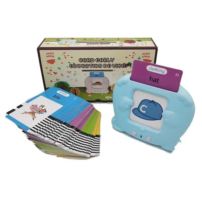 Early Education Flash Card Learning Toys Talking Flashcards for Kids Preschool English Learning German Spanish French